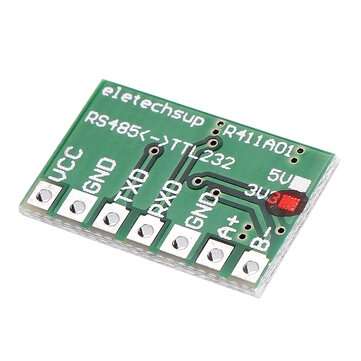 3pcs R411B01 3.3V Auto RS485 to TTL RS232 Transceiver Converter SP3485 Module for Raspberry pi Bread