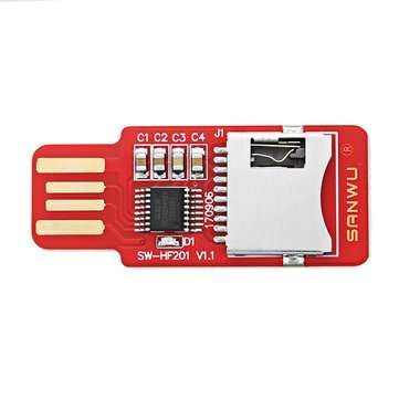 3pcs SANWU HF201 Readable And Writeable TF Card Reader Micro SD Card / Mobile Phone Memory Card T-Fl