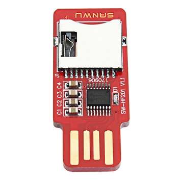 3pcs SANWU HF201 Readable And Writeable TF Card Reader Micro SD Card / Mobile Phone Memory Card T-Fl