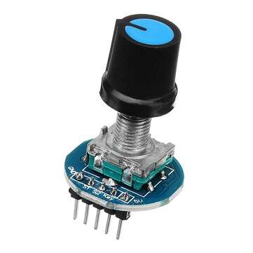 3pcs Rotating Potentiometer Knob Cap Digital Control Receiver Decoder Module Rotary Encoder Module G