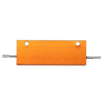 3pcs RX24 100W 30R 30RJ Metal Aluminum Case High Power Resistor Golden Metal Shell Case Heatsink Res