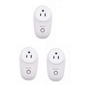 3Pcs SONOFF S26 10A AC90V-250V Smart WIFI Socket US Wireless Plug Power Sockets Smart Home Switch Wo