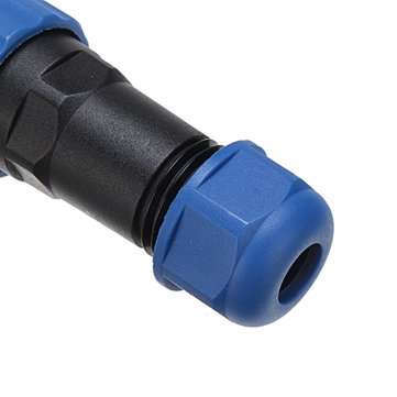 3pcs SP16 IP68 Waterproof Connector Male Plug & Female Socket 2 Pin Panel Mount Wire Cable Connector