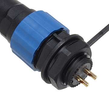 3pcs SP16 IP68 Waterproof Connector Male Plug & Female Socket 2 Pin Panel Mount Wire Cable Connector