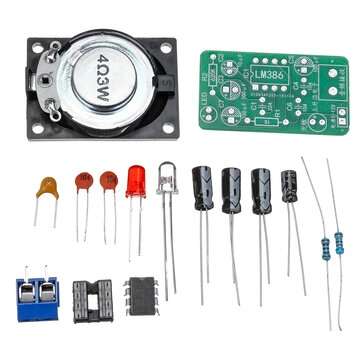 3Pcs SSY Components + PCB Board Parts Laser Tube Transmitting Audio Receiving Kit Wireless DIY Audio