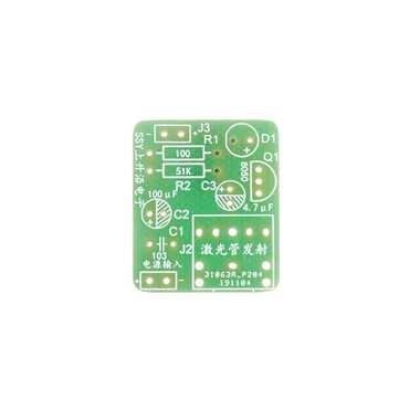 3Pcs SSY Components + PCB Board Parts Laser Tube Transmitting Audio Receiving Kit Wireless DIY Audio
