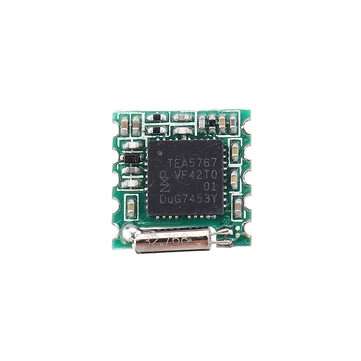3pcs TEA5767 FM Programmable Low Power Stereo Radio Module RF Input Amplifier Clock Crystal Board 76