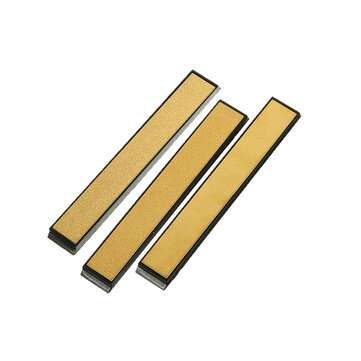 3Pcs Titanium Coated Diamond Knifes Sharpener 80/600/1000 Grit Angle Sharpening Sharpen Stone Whetst