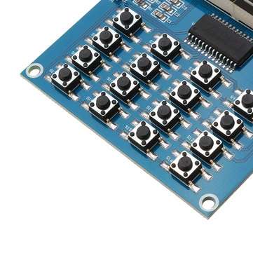3pcs TM1638 3-Wire 16 Keys 8 Bits Keyboard Buttons Display Module Digital Tube Board Scan And Key LE