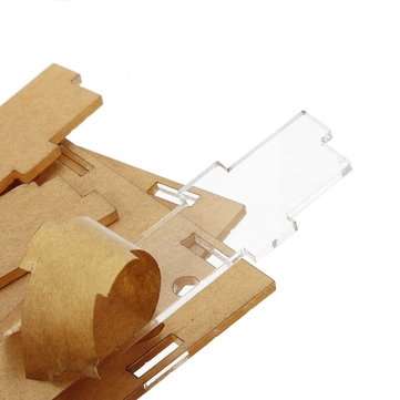 3Pcs Transparent Acrylic Sheet Housing Case For DSP & PLL Digital Stereo FM Radio Receiver Module