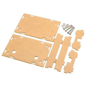 3Pcs Transparent Acrylic Sheet Housing Case For DSP & PLL Digital Stereo FM Radio Receiver Module