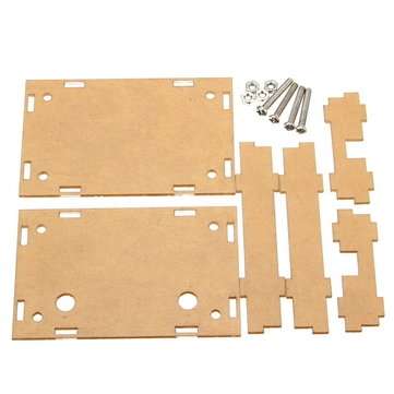 3Pcs Transparent Acrylic Sheet Housing Case For DSP & PLL Digital Stereo FM Radio Receiver Module