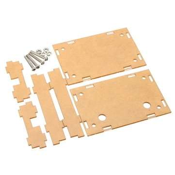 3Pcs Transparent Acrylic Sheet Housing Case For DSP & PLL Digital Stereo FM Radio Receiver Module