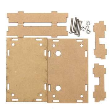 3Pcs Transparent Acrylic Sheet Housing Case For DSP & PLL Digital Stereo FM Radio Receiver Module