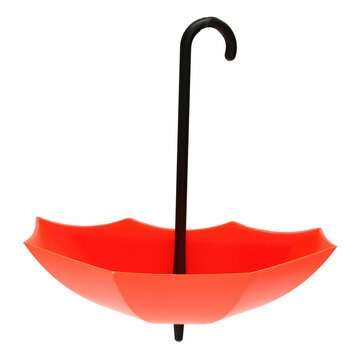 3Pcs Umbrella Shape Paste-linked Storage Bracket Wall Hooks Decor
