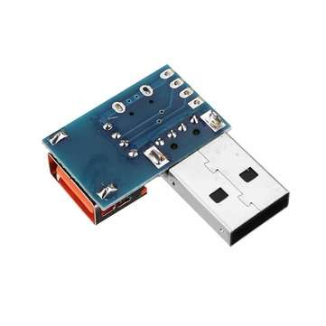 3pcs USB Adapter Board Micro USB to USB Female Connector Male to Female Header 4P 2.54mm