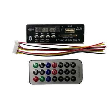 3pcs USB Bluetooth Hands-free MP3 Player Integrated MP3 Decoder Board Module Radio FM Remote Control