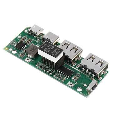 3Pcs USB Quick Charge 3.0 Power Bank Kit PD3.0 Li-ion Battery Power Supply Circuit Board PCB 5V 9V 1