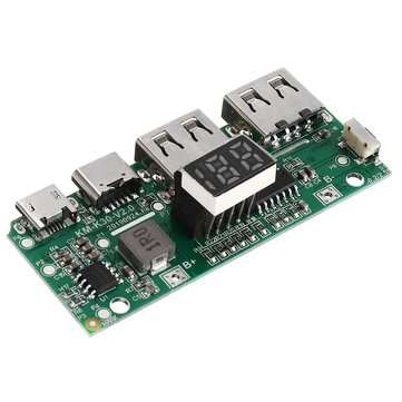 3Pcs USB Quick Charge 3.0 Power Bank Kit PD3.0 Li-ion Battery Power Supply Circuit Board PCB 5V 9V 1