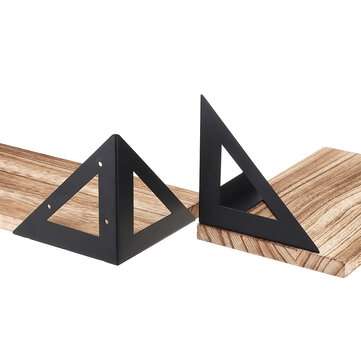 3Pcs Wall Floating Shelves Shelf Rack with 3 Wood Boards Dispaly Home Decor