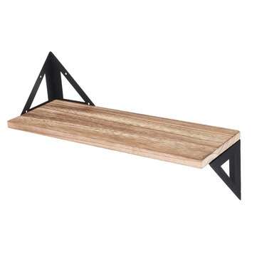 3Pcs Wall Floating Shelves Shelf Rack with 3 Wood Boards Dispaly Home Decor