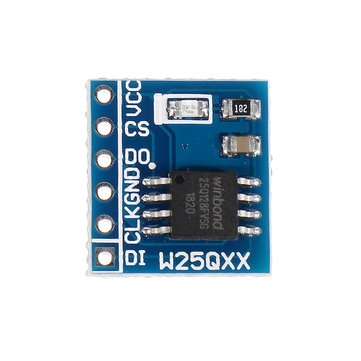 3pcs W25Q128 Large Capacity FLASH Storage Module Memory Card SPI Interface BV FV STM32