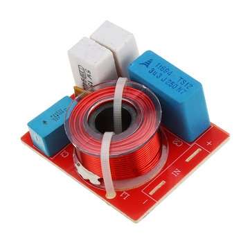 3pcs WEAH-D222 60W Speaker Crossover High and Low 2 Frequency Divider Sound Quality Upgrade Tool