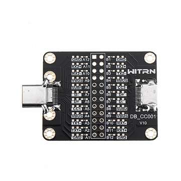 3pcs WITRN-CC001 TYPE-C Male to Female Connector  TYPE-C Adapter Board Test Fixture Module