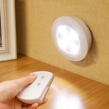 3pcs Wireless Remote Control LED Night Lights Battery Operated Stick-on Cabinet Closet Lamps