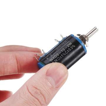 3pcs WXD3-13-2W Precision Potentiometer 2.2K 2.2K Ohm Wirewound Multi-Turn Potentiometer