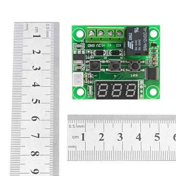 3pcs XH-W1209 DC 12V Thermostat Temperature Control Switch Thermometer Controller With Digital LED D