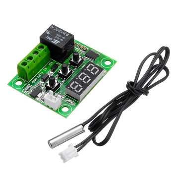 3pcs XH-W1209 DC 12V Thermostat Temperature Control Switch Thermometer Controller With Digital LED D