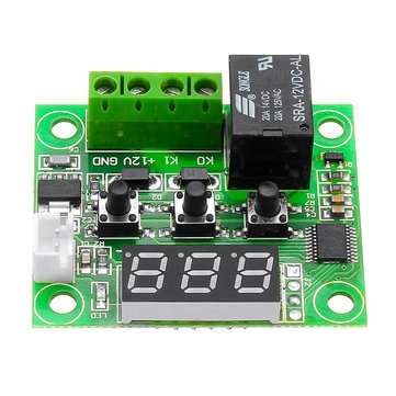 3pcs XH-W1209 DC 12V Thermostat Temperature Control Switch Thermometer Controller With Digital LED D