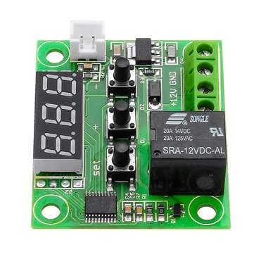 3pcs XH-W1209 DC 12V Thermostat Temperature Control Switch Thermometer Controller With Digital LED D
