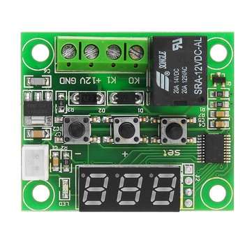 3pcs XH-W1209 DC 12V Thermostat Temperature Control Switch Thermometer Controller With Digital LED D