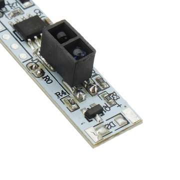3pcs XK-GK-4010A DC 12V Non-contact Barrier Reflective Short Distance Sweep Sensor Switch One On and
