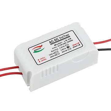 3Pcs Yushun LS-5S 5V 5W AC to DC Switching Power Supply Module Monitoring Power Supply with White Sh