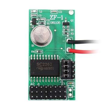 3pcs ZF-1 ASK 433MHz Fixed Code Learning Code Transmission Module Wireless Remote Control Receiving