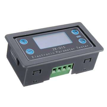 3pcs ZK-U15 Voltage and Current Meter Power Capacity Undervoltage and Overvoltage Protection Battery