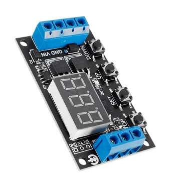 3Pcs ZK-TD4 DC 5V 12V 24V Trigger Cycle Timer Delay Controller Module 15A 400W MOS Control Switch 16