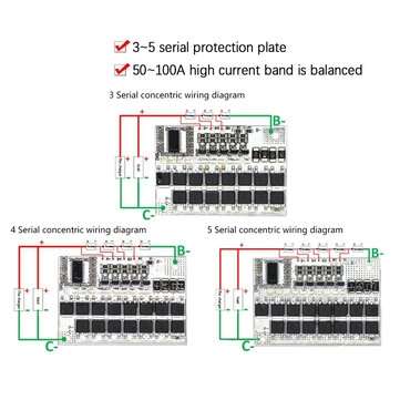 3S 4S 5S Bms 12v 16.8V 21V 3.7V 100A Li-ion Lmo Ternary Lithium ... (VOLTAGE: 3.2V | TYPE: 3STRINGS)