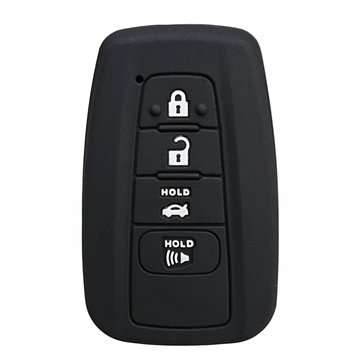 4 Buttons Silicone Car Key Remote Case/bag Cover Holder for Toyota Camry Hybrid Prius 2017-2018