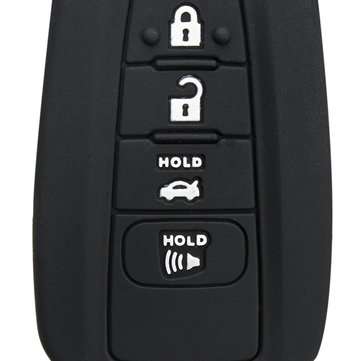 4 Buttons Silicone Car Key Remote Case/bag Cover Holder for Toyota Camry Hybrid Prius 2017-2018