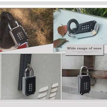 4 Digit Combination Password Key Cabinet Lock Padlock Storage Case Box Safety Security