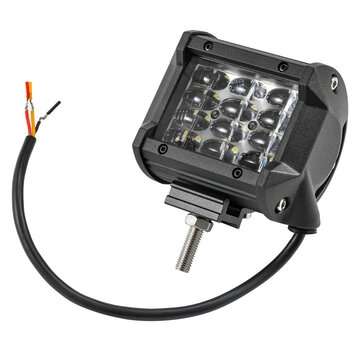 4 Inch 36W Quad Row RGB LED Work Light Bar Spot Flood Fog Lamp IP68 Waterproof For Off-Road Car Truc