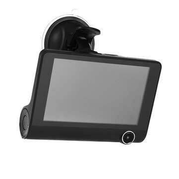 4 Inch 3 Lens 1080P Night Vision Driving Recorder Inside and Outside the 3 Recorders Car DVR Camera