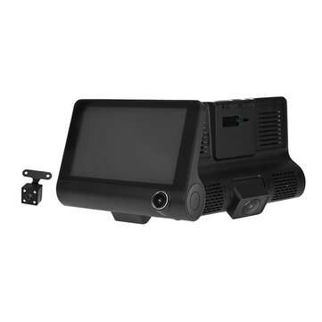 4 Inch 3 Lens 1080P Night Vision Driving Recorder Inside and Outside the 3 Recorders Car DVR Camera