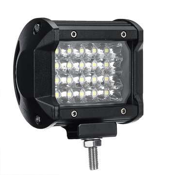 4 Inch 72W 4-Row LED Work Light Bar Spot Beam Offroad Driving Fog Lamp Pure White 10~30V for Car SUV