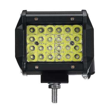 4 Inch 72W 4-Row LED Work Light Bar Spot Beam Offroad Driving Fog Lamp Pure White 10~30V for Car SUV