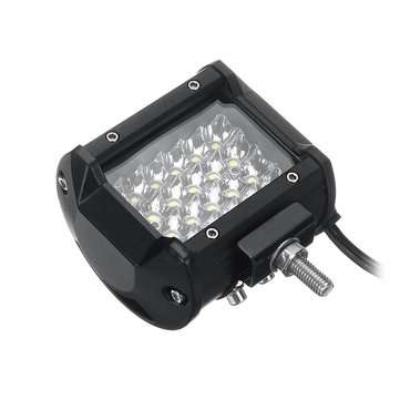 4 Inch 72W 4-Row LED Work Light Bar Spot Beam Offroad Driving Fog Lamp Pure White 10~30V for Car SUV